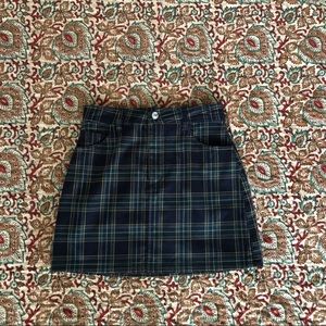 Cute Plaid Mini Skirt